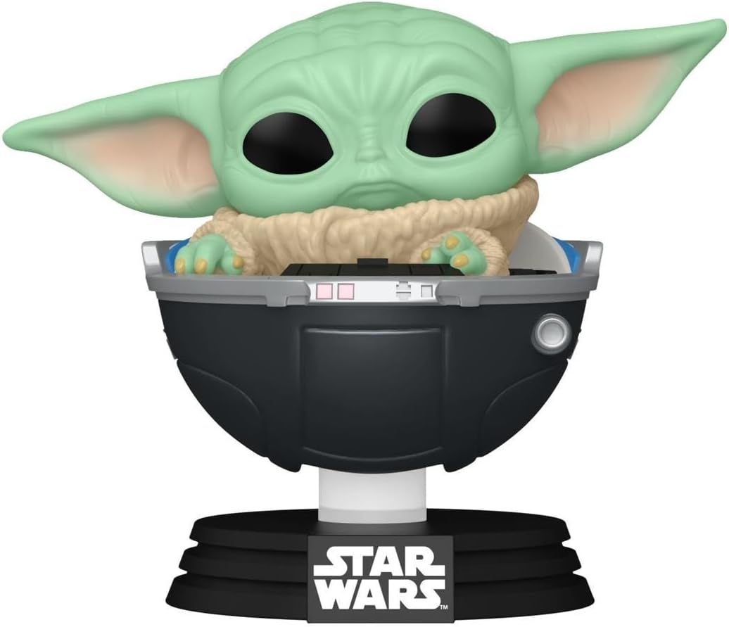 Funko Pop! Vinyl: Star Wars: The Mandalorian S9 - Grogu (The Child, Baby Yoda) - Figura de vinil colecionável - Mercadoria oficial