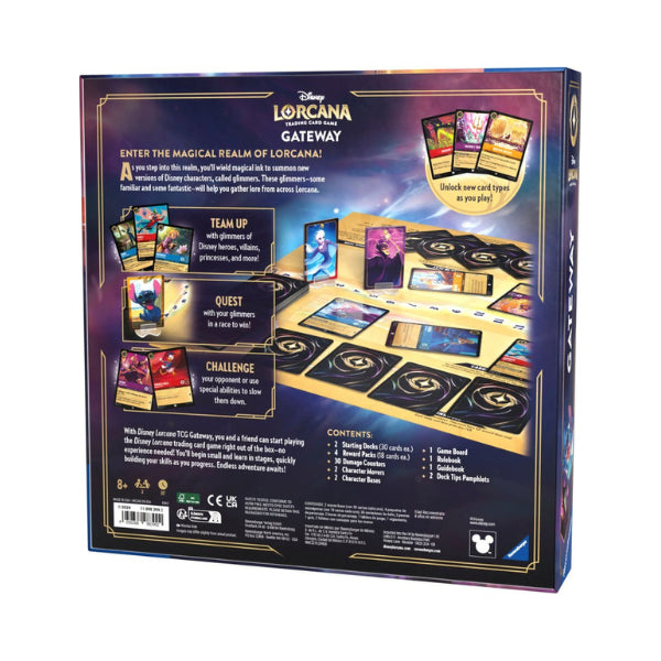 Disney Lorcana TCG: Prelúdio, jogo de cartas para adultos e crianças + 8 anos