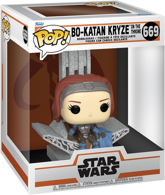 Funko Pop! Deluxe MND S9- Bo-Katan w/Throne - Star Wars
